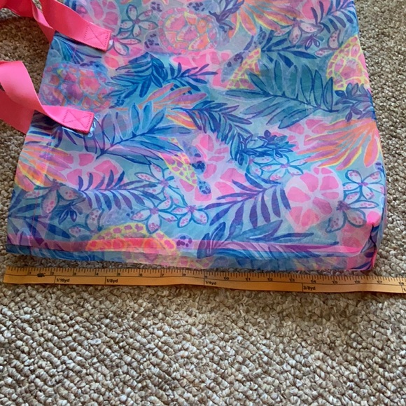 🌺Last One!🌺 NWT Lilly Pulitzer Oversized Mesh Beach/Shopper Tote - Picture 12 of 13